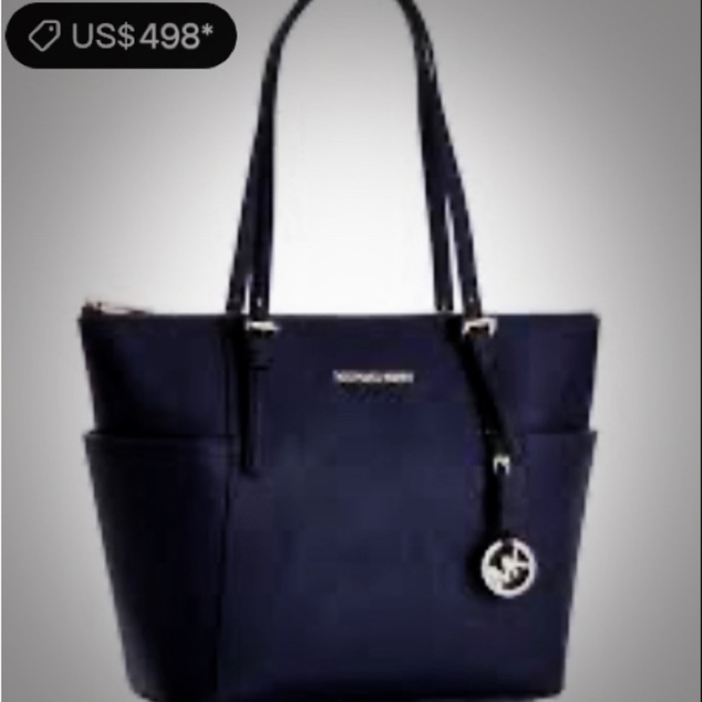 Michael Kors Black leather Tote Bag shoulder bag like new ❌80% OFF SALE❌ - Picture 7 of 16